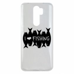 Чохол для Xiaomi Redmi Note 8 Pro I Love Fishing - PrintSalon
