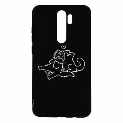 Чехол для Xiaomi Redmi Note 8 Pro Кот Саймона Любовь - PrintSalon