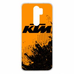 Чехол для Xiaomi Redmi Note 8 Pro KTM and grunge background - PrintSalon