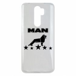 Чехол для Xiaomi Redmi Note 8 Pro Man lion and stars - PrintSalon