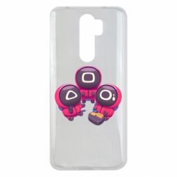 Чехол для Xiaomi Redmi Note 8 Pro Милые солдаты из игры в кальмара - PrintSalon