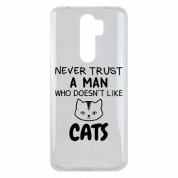 Чехол для Xiaomi Redmi Note 8 Pro Не любит котов - не доверяй - PrintSalon