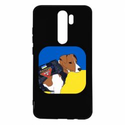 Чехол для Xiaomi Redmi Note 8 Pro Патрон на фоне флага - PrintSalon