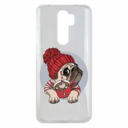 Чехол для Xiaomi Redmi Note 8 Pro Pug And Coffee - PrintSalon
