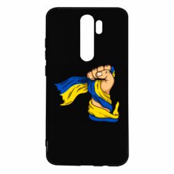 Чехол для Xiaomi Redmi Note 8 Pro Рука с украинским флагом - PrintSalon
