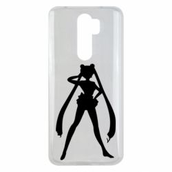 Чохол для Xiaomi Redmi Note 8 Pro Sailor Moon silhouette - PrintSalon