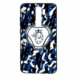 Чохол для Xiaomi Redmi Note 8 Pro Scania logo and grunge - PrintSalon