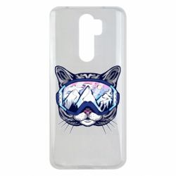 Чохол для Xiaomi Redmi Note 8 Pro Snowboard Cat
