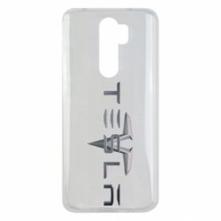 Чехол для Xiaomi Redmi Note 8 Pro Tesla Car logo - PrintSalon