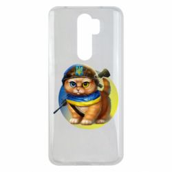 Чехол для Xiaomi Redmi Note 8 Pro Военный котик - PrintSalon