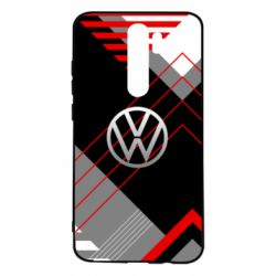 Чехол для Xiaomi Redmi Note 8 Pro Volkswagen logo and abstraction - PrintSalon