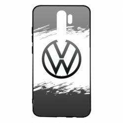 Чохол для Xiaomi Redmi Note 8 Pro Volkswagen logo and grunge - PrintSalon