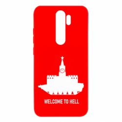 Чехол для Xiaomi Redmi Note 8 Pro Welcome to Hell - PrintSalon