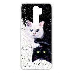 Чехол для Xiaomi Redmi Note 8 Pro Yin and Yang cats - PrintSalon