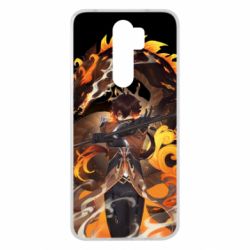 Чохол для Xiaomi Redmi Note 8 Pro Zhongli Geo Archon Morax - PrintSalon