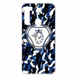 Чохол для Xiaomi Redmi Note 8 Scania logo and grunge - PrintSalon