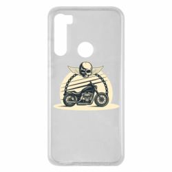 Чехол для Xiaomi Redmi Note 8 Skull and Bike - PrintSalon