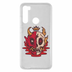 Чехол для Xiaomi Redmi Note 8 Skull face - PrintSalon