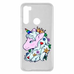 Чехол для Xiaomi Redmi Note 8 Unicorn Princess - PrintSalon