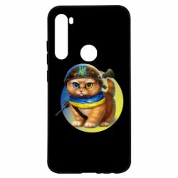 Чехол для Xiaomi Redmi Note 8 Военный котик - PrintSalon