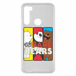 Чехол для Xiaomi Redmi Note 8 We bare bears collage - PrintSalon