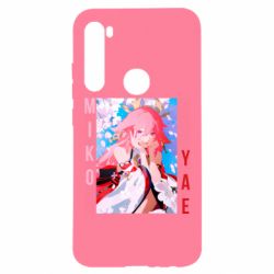 Чехол для Xiaomi Redmi Note 8 Yae Miko art - PrintSalon