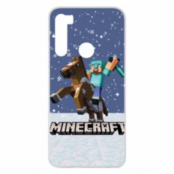 Чохол для Xiaomi Redmi Note 8 Зимовий Майнкрафт - PrintSalon