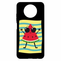 Чехол для Xiaomi Redmi Note 9 5G/Redmi Note 9T Арбуз на пляже - PrintSalon