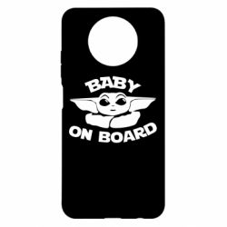 Чехол для Xiaomi Redmi Note 9 5G/Redmi Note 9T Baby on board yoda