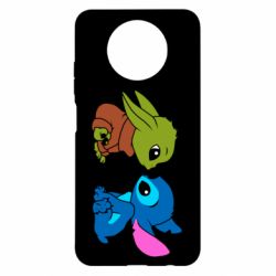 Чехол для Xiaomi Redmi Note 9 5G/Redmi Note 9T Baby Yoda And Stitch - PrintSalon