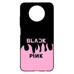 Чехол для Xiaomi Redmi Note 9 5G/Redmi Note 9T Blackpink pink fire