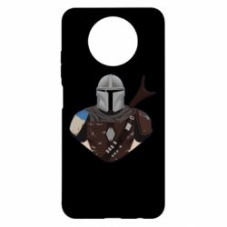 Чехол для Xiaomi Redmi Note 9 5G/Redmi Note 9T Bust of Mandalorian - PrintSalon