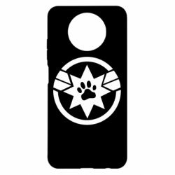 Чехол для Xiaomi Redmi Note 9 5G/Redmi Note 9T Captain Marvel's Cat