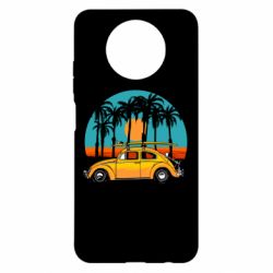 Чехол для Xiaomi Redmi Note 9 5G/Redmi Note 9T Car and sunset - PrintSalon