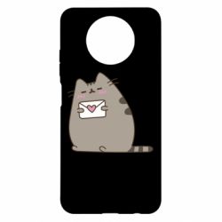 Чехол для Xiaomi Redmi Note 9 5G/Redmi Note 9T Cat with a letter - PrintSalon