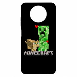 Чехол для Xiaomi Redmi Note 9 5G/Redmi Note 9T Creeper and Cat - PrintSalon