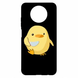 Чехол для Xiaomi Redmi Note 9 5G/Redmi Note 9T Цыпленок с ножом мем - PrintSalon