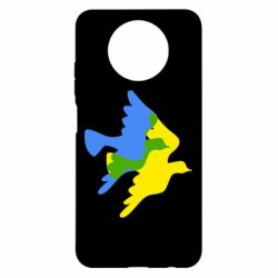 Чехол для Xiaomi Redmi Note 9 5G/Redmi Note 9T Dove flag of Ukraine - PrintSalon