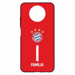 Чехол для Xiaomi Redmi Note 9 5G/Redmi Note 9T FC Bayern. Твоя фамилия, номер (англ.) - PrintSalon