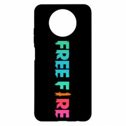 Чехол для Xiaomi Redmi Note 9 5G/Redmi Note 9T Free fire gradient logo - PrintSalon