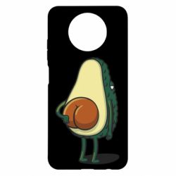 Чехол для Xiaomi Redmi Note 9 5G/Redmi Note 9T Funny avocado - PrintSalon