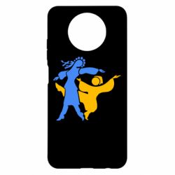 Чехол для Xiaomi Redmi Note 9 5G/Redmi Note 9T Гопак. Девушка и парень - PrintSalon