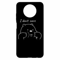 Чехол для Xiaomi Redmi Note 9 5G/Redmi Note 9T I don't care white - PrintSalon