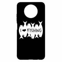 Чохол для Xiaomi Redmi Note 9 5G/Redmi Note 9T I Love Fishing - PrintSalon