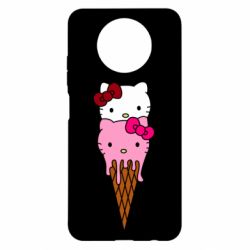 Чехол для Xiaomi Redmi Note 9 5G/Redmi Note 9T Kitty ice cream - PrintSalon
