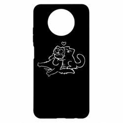 Чехол для Xiaomi Redmi Note 9 5G/Redmi Note 9T Кот Саймона Любовь - PrintSalon