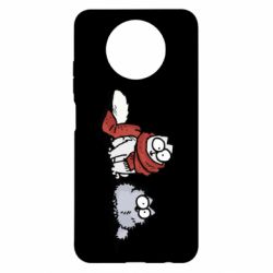 Чехол для Xiaomi Redmi Note 9 5G/Redmi Note 9T Кот Саймона Зима - PrintSalon