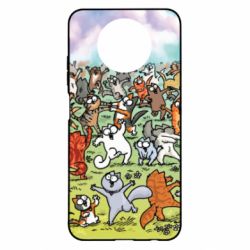 Чохол для Xiaomi Redmi Note 9 5G/Redmi Note 9T Коти танцюють - PrintSalon