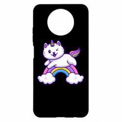 Чехол для Xiaomi Redmi Note 9 5G/Redmi Note 9T Котик-единорог - PrintSalon