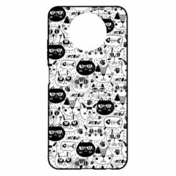 Чохол для Xiaomi Redmi Note 9 5G/Redmi Note 9T Коти патерн - PrintSalon